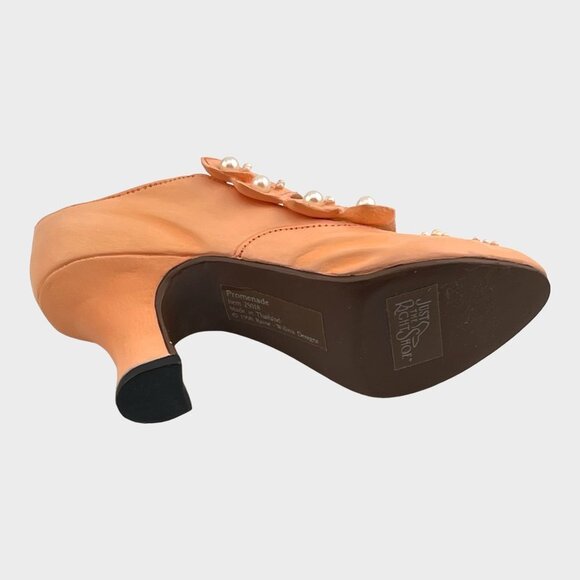 Vintage Just the Right Shoe Promenade Peach Pearls Raine-Willitts Designs - Picture 11 of 11